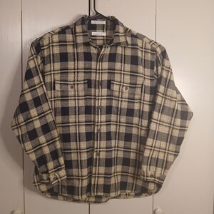 Compose J J Farmer Men's Plaid XL Casual Button Down Flannel Shirt (0543A1)